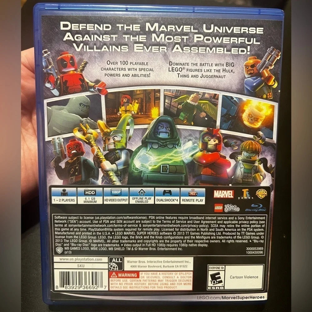 LEGO MARVEL SUPER HEROES (PLAYSTATION 4)